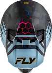 Fly Racing Formula CC Tektonic Helmet - Matte Black/Slate/Blue