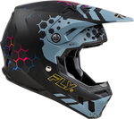 Fly Racing Formula CC Tektonic Helmet - Matte Black/Slate/Blue