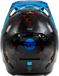 Fly Racing Formula CC Tektonic Helmet - Black/Blue/Red