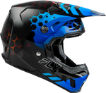 Fly Racing Formula CC Tektonic Helmet - Black/Blue/Red