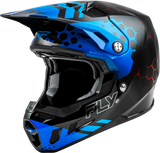 Fly Racing Formula CC Tektonic Helmet - Black/Blue/Red