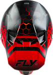 Fly Racing Formula CC Tektonic Helmet - Black/Red/Orange