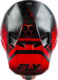 Fly Racing Formula CC Tektonic Helmet - Black/Red/Orange