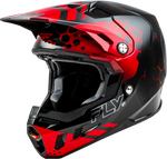 Fly Racing Formula CC Tektonic Helmet - Black/Red/Orange