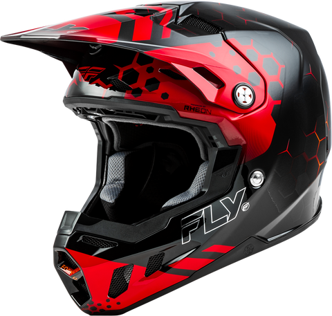 Fly Racing Formula CC Tektonic Helmet - Black/Red/Orange