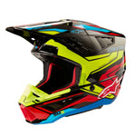 Alpinestars Supertech M5 Action 2 Helmet - Black/Yellow/Red