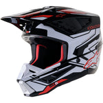 Alpinestars Supertech M5 Action 2 Helmet - Black/White/Bright Red