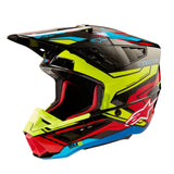 Alpinestars Supertech M5 Action 2 Helmet - Black/Yellow/Red