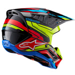 Alpinestars Supertech M5 Action 2 Helmet - Black/Yellow/Red