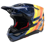 Alpinestars Supertech M10 TLD MIPS® Helmet - Dark Blue/Orange/Yellow/Red