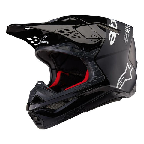 Alpinestars Supertech M10 Flood MIPS® Helmet - Black/Dark Gray