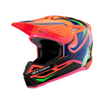 Alpinestars SM3 Deegan Youth Helmet - Orange/Purple/Pink