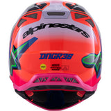 Alpinestars Supertech M10 Deegan Helmet - Orange/Purple/Pink Fluo