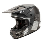 Fly Racing Kinetic Rally Helmet - Grey/Black/White