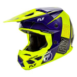 Fly Racing Kinetic Rally Helmet - Hi-Vis/Blue/Black