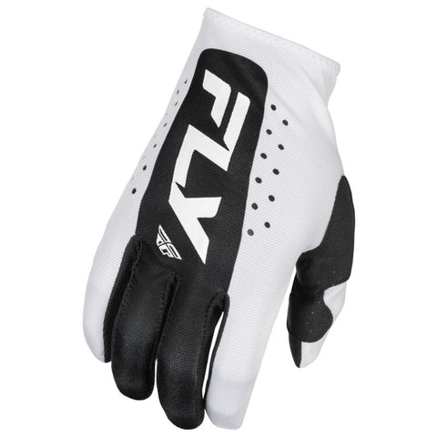 Fly Racing Lite Gloves - White/Black